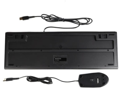 Комплект клавиатура+мышка A4TechKR-85+OP-720, USB, Черная