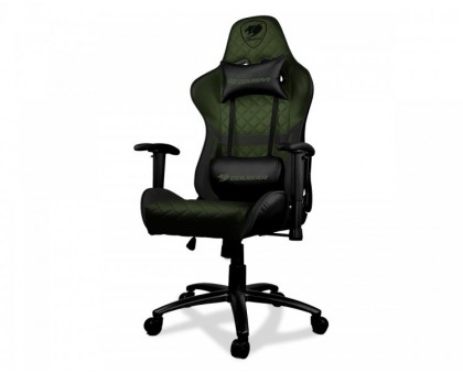 Кресло игровое ARMOR One X, темно-зеленый цвет