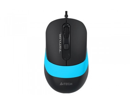Мышь A4Tech Fstyler FM10 (Blue), USB, цвет черный+голубой