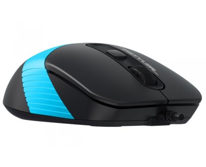 Миша A4Tech Fstyler FM10 (Blue),  USB, колір чорний+блакитний