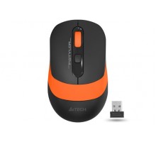 Мышь беспроводная A4Tech Fstyler FG10 (Orange), USB, цвет черный+оранжевый