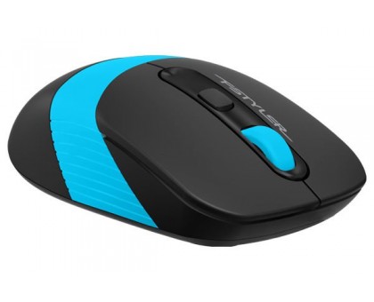 Миша бездротова A4Tech Fstyler FG10 (Blue),  USB, колір чорний+блакитний