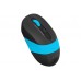 Миша бездротова A4Tech Fstyler FG10 (Blue),  USB, колір чорний+блакитний