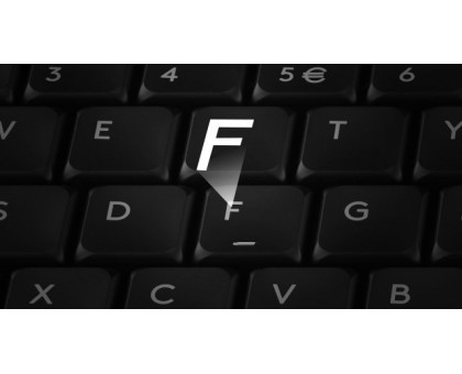 Клавиатура A4Tech Fstyler FK10 (Blue), USB, черный+голубой