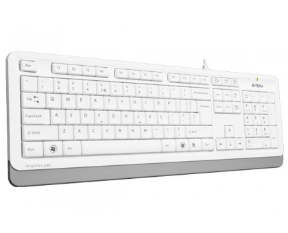 Клавіатура A4Tech Fstyler FK10 (White) , USB, білий