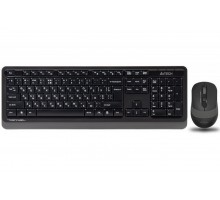 A4Tech Fstyler FG1010, комплект беспроводной клавиатуры с мышью, черный+серый цвет