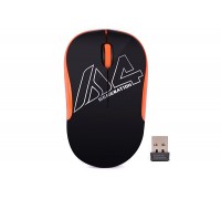 Миша A4Tech G3-300N USB V-Track  , бездротова, 1000dpi, чорний + помаранчевий