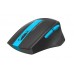Миша бездротова A4Tech Fstyler FG30 (Blue),  USB, колір чорний+блакитний