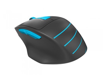 Миша бездротова A4Tech Fstyler FG30 (Blue),  USB, колір чорний+блакитний