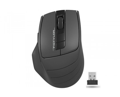 Миша бездротова A4Tech Fstyler FG30 (Grey),  USB, колір чорний+сірий