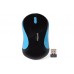 Мышь A4 G3-270N USB V-Track, беспроводная, 1000dpi, черный + голубой