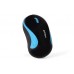 Миша A4 G3-270N USB V-Track  , бездротова, 1000dpi, чорний + блакитний