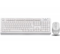 Комплект клавиатура+мышь A4Tech FG1010 (White) Fstyler, беспроводной, USB, белый+серый