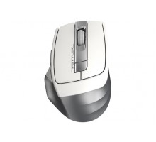 Миша бездротова A4Tech Fstyler FG35,  USB, колір сріблястий + білий