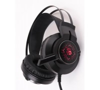 Навушники ігрові Bloody J437  з мікрофоном, колір чорний, підсвічування