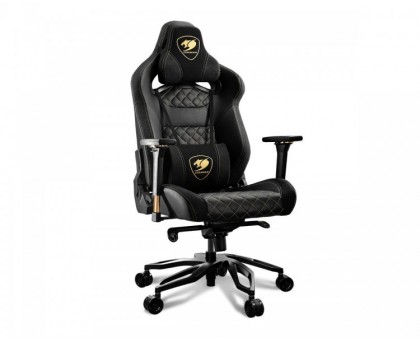 Кресло игровое ARMOR TITAN PRO Royal, погрузка до 160 кг, цвет черный.