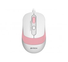 Мышь A4Tech Fstyler FM10 (Pink), USB, цвет белый+розовый