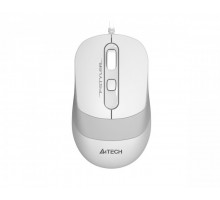 Мышь A4Tech Fstyler FM10S (White), бесшумная, USB, цвет белый