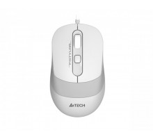 Миша A4Tech FM10S (White) Fstyler,  дротова безшумна, USB, 1600 dpi, біла