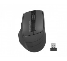 Мышь беспроводная A4Tech Fstyler FG30S (Grey), бесшумная, USB, цвет черный+серый