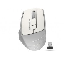 Миша бездротова A4Tech Fstyler FG30S (Grey+White), безшумна, USB, колір білий+сірий