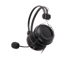 Наушники A4Tech HU-35 USB с микрофоном, черные