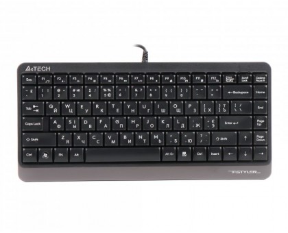 Клавіатура A4-Tech Fstyler FK11, сірий колір, USB