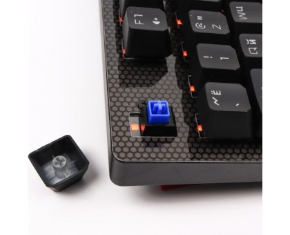 Механічна клавіатура A4Tech Bloody B800 NetBee , ігрова LK Blue, підсвічування Orange, USB