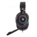Гарнітура ігрова Bloody G580 (Black) з мікрофоном, складна конструкція, 7.1 віртуальний звук, RGB підсвічування, USB