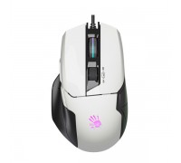 Мышь игровая A4Tech Bloody W70 Max (Panda White), RGB, 10000 CPI, 50M нажатий, черный + белый