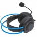 Наушники A4-Tech FH200i (Blue) с микрофоном, Fstyler AUX 3.5 мм Stereo Headphone, синий + черный