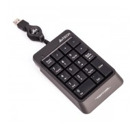 Клавіатура цифрова A4Tech FK13 (Grey), USB, кабель, що змотується (70 см) сіра