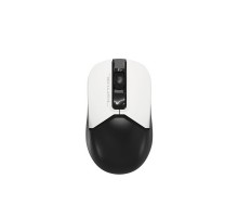 Мышь беспроводная A4Tech Fstyler FG12 (Panda), USB, цвет черный+белый