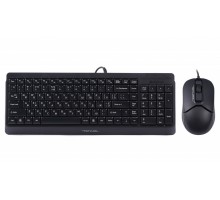 A4Tech Fstyler F1512 , комплект дротовий клавіатура з мишою, USB, чорний колір