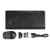 Комплект клавіатура+мишка A4Tech FG1112 (Black) Fstyler, бездротовий, чорний колір