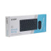 Комплект клавіатура+мишка A4Tech FG1112 (Black) Fstyler, бездротовий, чорний колір