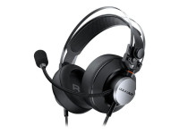 Игровая гарнитура закрытого типа Cougar VM410 Iron, 53 мм драйверы, микрофон с шумоподавлением