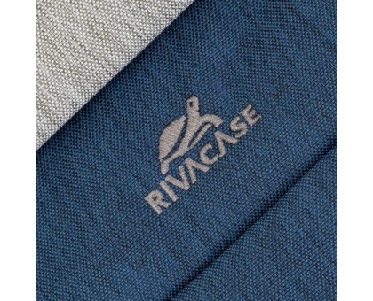 Сумка для ноутбука RivaCase 7532 15.6", коллекция "Prater", серо-синяя