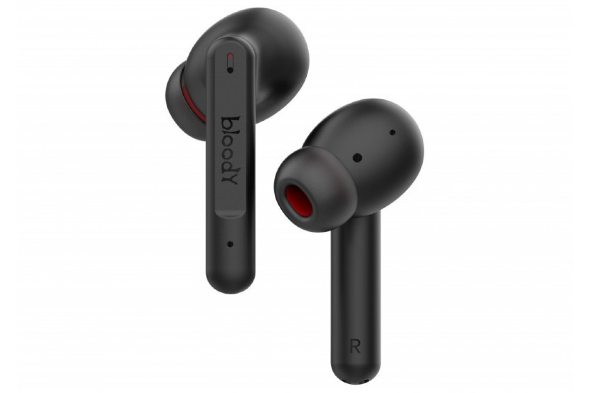 Bloody M90 Bloody (Black+Red) Наушники вакуумные вкладыши, беспроводные ...