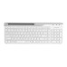 Клавіатура бездротова A4Tech FBK25 (White) Fstyler,  (BT + 2.4 ГГц), з акумулятором, quiet key, колір білий