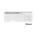 Клавіатура бездротова A4Tech FBK25 (White) Fstyler,  (BT + 2.4 ГГц), з акумулятором, quiet key, колір білий