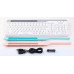 Клавіатура бездротова A4Tech FBK25 (White) Fstyler,  (BT + 2.4 ГГц), з акумулятором, quiet key, колір білий