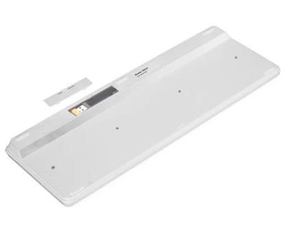 Клавіатура бездротова A4Tech FBK25 (White) Fstyler,  (BT + 2.4 ГГц), з акумулятором, quiet key, колір білий