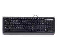 Клавиатура A4Tech FKS10 (Grey), Fstyler Sleek MMedia Comfort, USB, цвет черный+серый