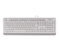 Клавіатура A4Tech Fstyler FKS10 (Grey), USB, колір білий