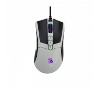 Миша ігрова A4Tech Bloody W90 Max (Panda White), RGB, 10000 CPI, 50M натискань, активоване ПЗ Bloody, колір білий+чорний
