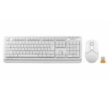 A4Tech Fstyler FG1012, комплект беспроводной клавиатуры с мышью, цвет белый