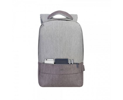 RivaCase 7562  сіро-коричневий рюкзак  для ноутбука 15.6 дюймів.