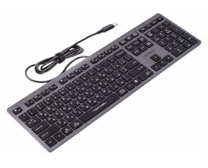 Клавиатура A4Tech FX-50 USB (Grey), Fstyler, серый цвет, USB