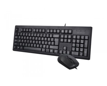 Комплект A4Tech клавіатура+мишка KR-83+OP-720S, USB, Чорна